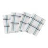 Mainstays 4-Pack 12'x12' Woven Kitchen Dish Cloth Set, Multi-Color, Absorbent Cotton Towels