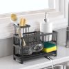 Kitchen Sink Caddy Organizer Sponge Holder for Kitchen Essentials Storage