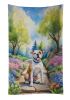 American Bulldog Spring Garden Kitchen Towel Dish Cloths Guest Hand Towel Decorative Bathroom Towel for Face,Tea, Dishcloth, Kitchen and Bath