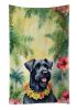 Giant Schnauzer Luau Kitchen Towel Dish Cloths Guest Hand Towel Decorative Bathroom Towel for Face,Tea, Dishcloth, Kitchen and Bath