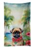 Brussels Griffon Luau Kitchen Towel Dish Cloths Guest Hand Towel Decorative Bathroom Towel for Face,Tea, Dishcloth, Kitchen and Bath