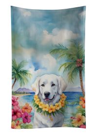 Kuvasz Luau Kitchen Towel Dish Cloths Guest Hand Towel Decorative Bathroom Towel for Face,Tea, Dishcloth, Kitchen and Bath