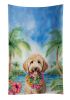 Goldendoodle Luau Kitchen Towel Dish Cloths Guest Hand Towel Decorative Bathroom Towel for Face,Tea, Dishcloth, Kitchen and Bath