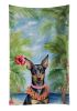 Manchester Terrier Luau Kitchen Towel Dish Cloths Guest Hand Towel Decorative Bathroom Towel for Face,Tea, Dishcloth, Kitchen and Bath