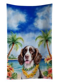 English Springer Spaniel Luau Kitchen Towel Dish Cloths Guest Hand Towel Decorative Bathroom Towel for Face,Tea, Dishcloth, Kitchen and Bath