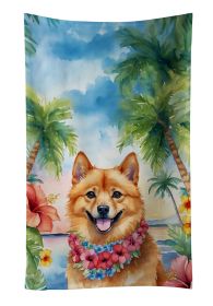 Finnish Spitz Luau Kitchen Towel Dish Cloths Guest Hand Towel Decorative Bathroom Towel for Face,Tea, Dishcloth, Kitchen and Bath