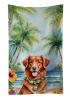 Nova Scotia Duck Tolling Retriever Luau Kitchen Towel Dish Cloths Guest Hand Towel Decorative Bathroom Towel for Face,Tea, Dishcloth, Kitchen and Bath