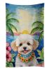 Maltipoo Luau Kitchen Towel Dish Cloths Guest Hand Towel Decorative Bathroom Towel for Face,Tea, Dishcloth, Kitchen and Bath