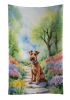 Irish Terrier Spring Path Kitchen Towel Dish Cloths Guest Hand Towel Decorative Bathroom Towel for Face,Tea, Dishcloth, Kitchen and Bath