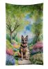 German Shepherd Spring Path Kitchen Towel Dish Cloths Guest Hand Towel Decorative Bathroom Towel for Face,Tea, Dishcloth, Kitchen and Bath