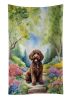 Labradoodle Spring Path Kitchen Towel Dish Cloths Guest Hand Towel Decorative Bathroom Towel for Face,Tea, Dishcloth, Kitchen and Bath
