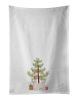 NEW Kyi-Leo Christmas Tree Kitchen Towel Set of 2 White Dish Towels Decorative Bathroom Hand towel for Hand, Face, Hair, Yoga, Tea, Dishcloth