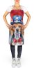 Beagle Patriotic American Apron Cooking Kitchen Server Baking Crafts Gardening for Adult Women Men, Unisex, Large, Multicolor