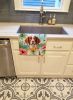 Brittany Spaniel Luau Kitchen Towel Dish Cloths Guest Hand Towel Decorative Bathroom Towel for Face,Tea, Dishcloth, Kitchen and Bath