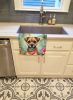 Border Terrier Luau Kitchen Towel Dish Cloths Guest Hand Towel Decorative Bathroom Towel for Face,Tea, Dishcloth, Kitchen and Bath