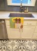 Summer Sunflowers Sable Sheltie Kitchen Towel Dish Cloths Guest Hand Towel Decorative Bathroom Towel for Face,Tea, Dishcloth, Kitchen and Bath