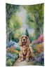 Cocker Spaniel Spring Path Kitchen Towel Dish Cloths Guest Hand Towel Decorative Bathroom Towel for Face,Tea, Dishcloth, Kitchen and Bath