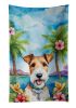 Fox Terrier Luau Kitchen Towel Dish Cloths Guest Hand Towel Decorative Bathroom Towel for Face,Tea, Dishcloth, Kitchen and Bath