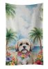 Lhasa Apso Luau Kitchen Towel Dish Cloths Guest Hand Towel Decorative Bathroom Towel for Face,Tea, Dishcloth, Kitchen and Bath